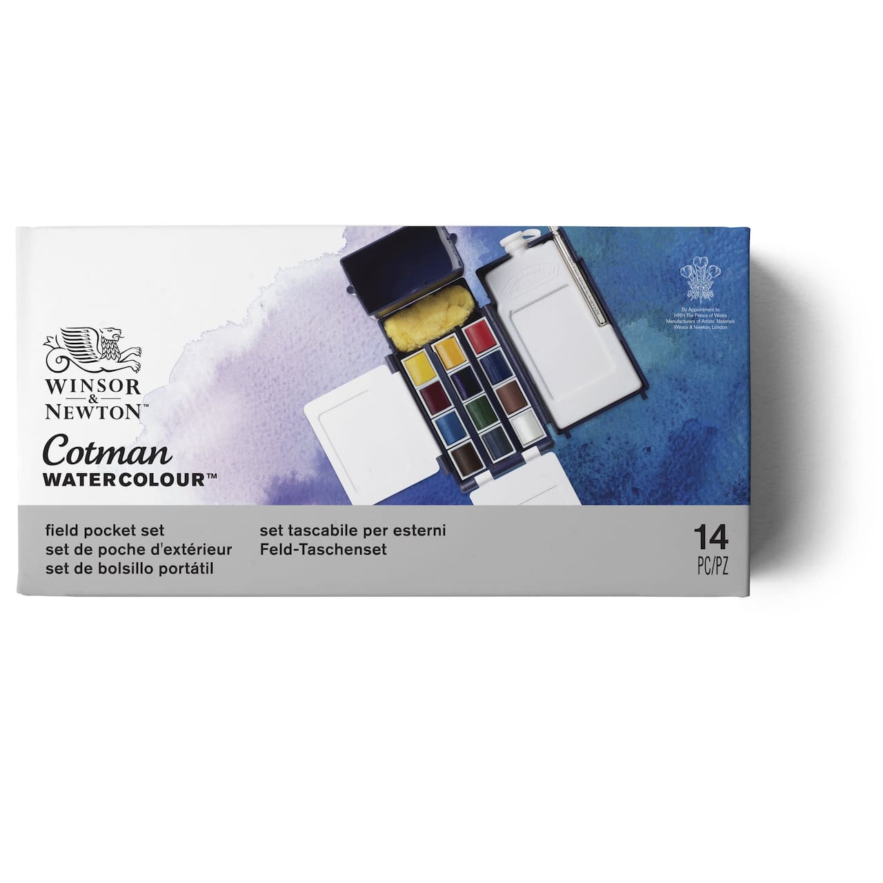 Winsor & Newton® Cotman® Watercolor Field Box Set - 12 Half Pans